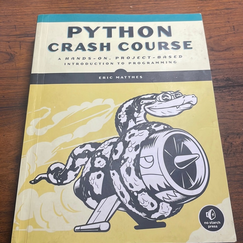Python crash course by Eric Matthes